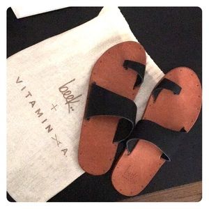 BRAND NEW BEEK sandals size 9